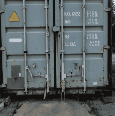 Kontener morski 40HC | ROK 12/2007 | CCLU719125645G1