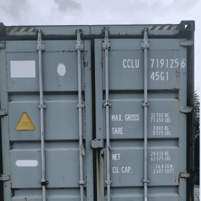Kontener morski 40HC | ROK 12/2007 | CCLU719125645G1