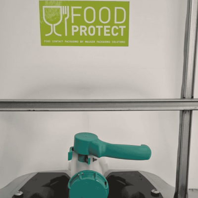 Zbiornik 1000L | FoodProtect & CleanProtect do kontaktu z żywnością | Certyfikowany MAUSER