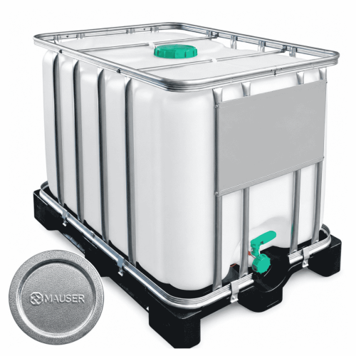 Zbiornik 1000L | FoodProtect & CleanProtect do kontaktu z żywnością | Certyfikowany MAUSER