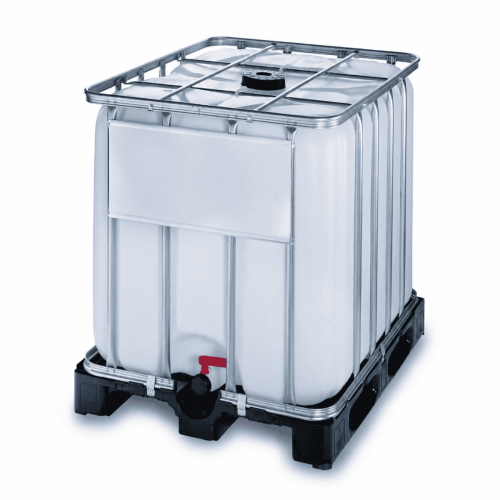 Kontener IBC 1000L UN | NOWY |  Paleta plastikowa HDPE | Otwór 150 | Certyfikat UN spożywczy