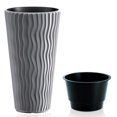 Donica Sandy Slim- kamienny szary