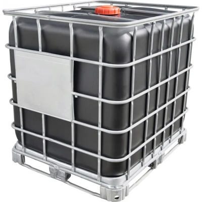 Zbiornik / Paletopojemnik 1000 L CZARNY (UV) | FABRYCZNIE NOWY