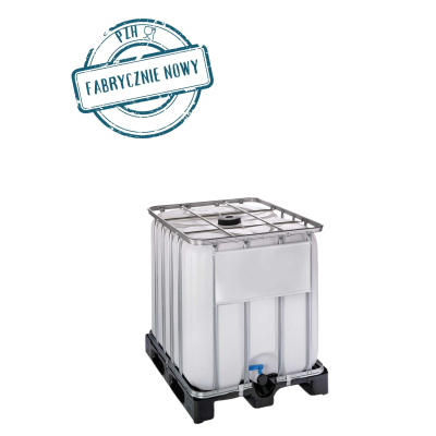 Zbiornik / Paletopojemnik IBC 600 L | FABRYCZNIE NOWY PALETA PCV