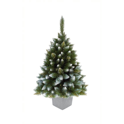 CHOINKA SZTUCZNA SOSNA DIAMENTOWA W DONICY