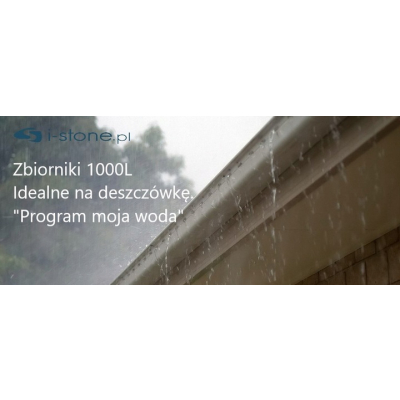 Zbiornik / Paletopojemnik 1000 L CZARNY (UV) | FABRYCZNIE NOWY | Certyfikat UN