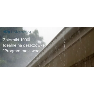 Zbiornik / Paletopojemnik 1000 L CZARNY (UV) | FABRYCZNIE NOWY
