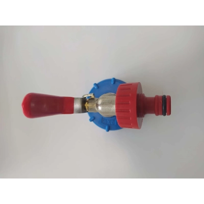 Zawór kulowy z szybkozłączką na wąż ogrodowy | IBC 3/4''