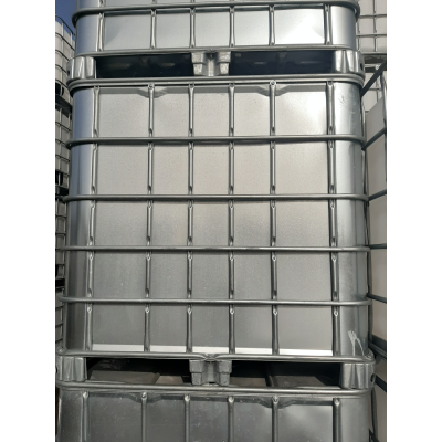 Kontener IBC 1000l do mat.niebezp w płaszczu stal.
