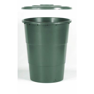 Zbiornik na deszczówkę 200 l 127 x 65 cm zielony