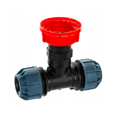 Trójnik złącze | S60x6x50mm do kontenera IBC Mauzer