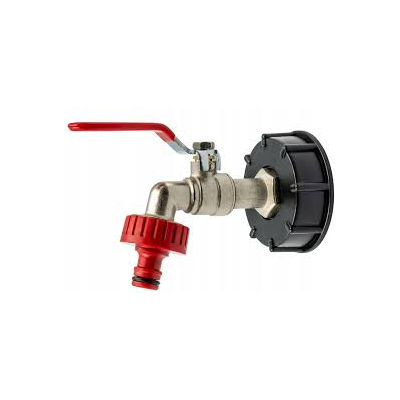 Zawór kulowy z szybkozłączką na wąż ogrodowy | IBC 3/4''