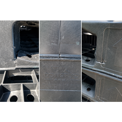 Paleta plastikowa 1300x1100x120mm przemysłowa IBC zestaw 2 szt