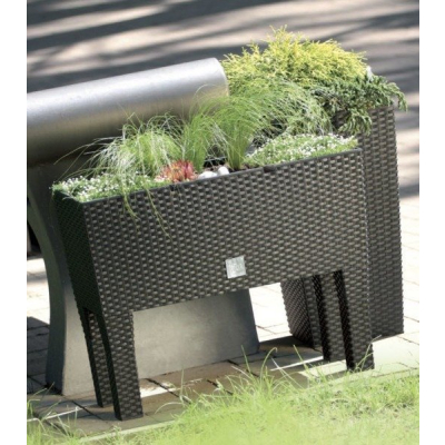 Doniczka Rato case high - ANTRACYTOWY