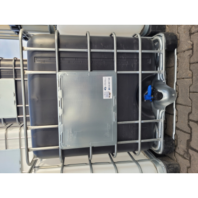 Zbiornik / Paletopojemnik 1000 L CZARNY (UV) | FABRYCZNIE NOWY | Certyfikat UN