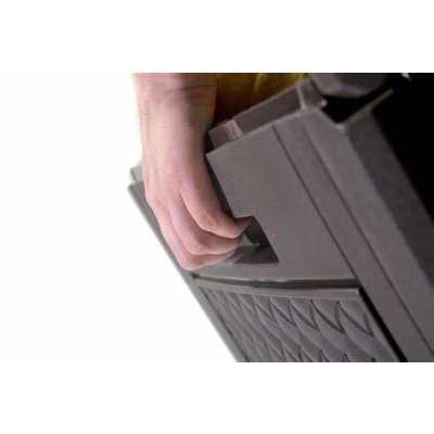 Skrzynia ogrodowa 290L Skrzynka balkonowa antracyt