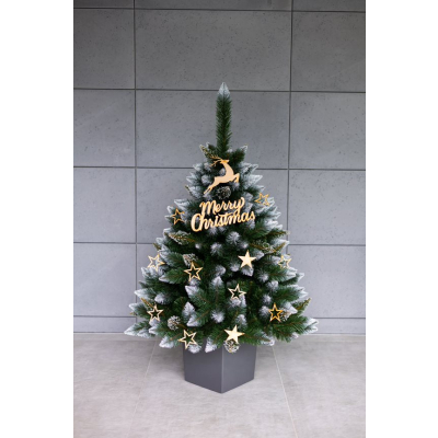 CHOINKA SZTUCZNA SOSNA DIAMENTOWA W DONICY