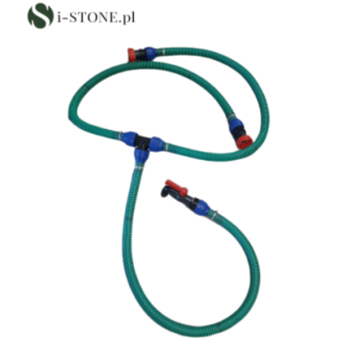 Zlewka podwójna do IBC | zawór 1cal, rura 32mm