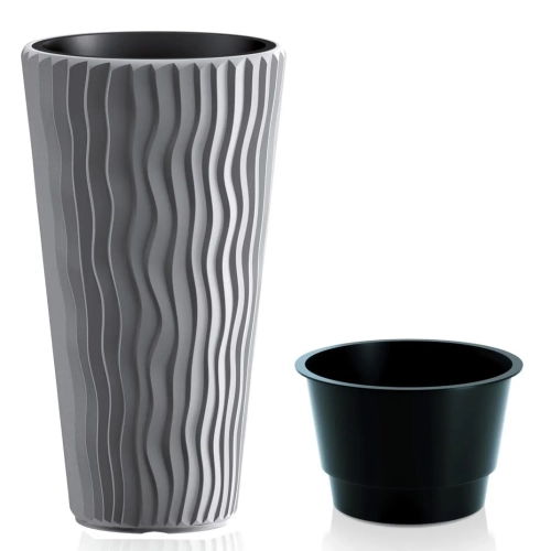 Donica Sandy Slim- kamienny szary