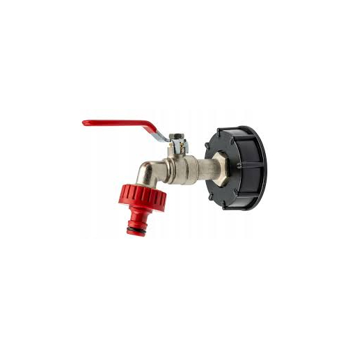 Zawór kulowy z szybkozłączką na wąż ogrodowy | IBC 3/4''