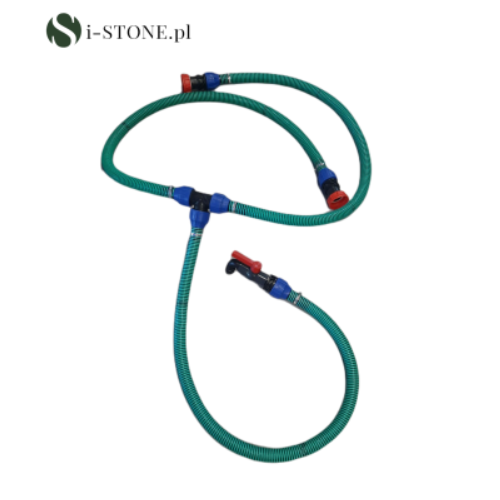 Zlewka podwójna do IBC | zawór 1cal, rura 32mm